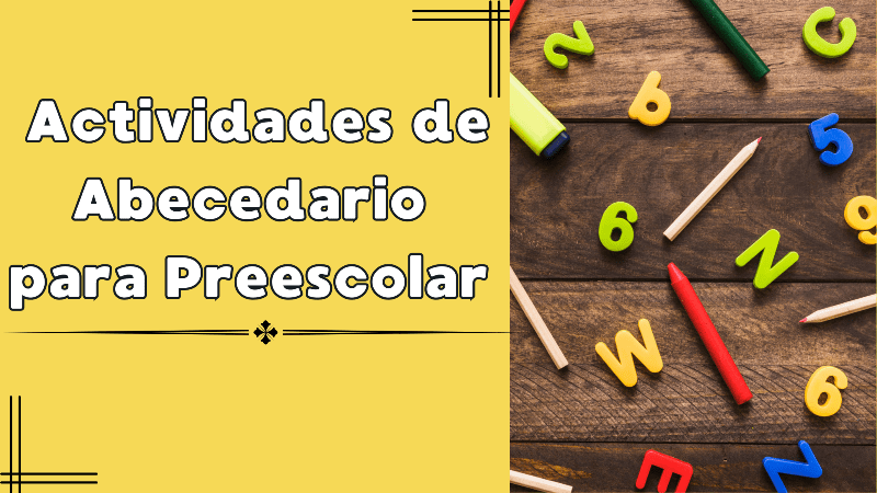 Actividades de Abecedario para Preescolar
