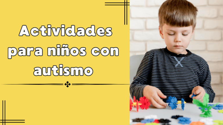 Actividades para niños con autismo 】