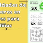Actividades de Numeros en Ingles para Niños de Preescolar