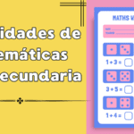 Actividades de matemáticas para secundaria