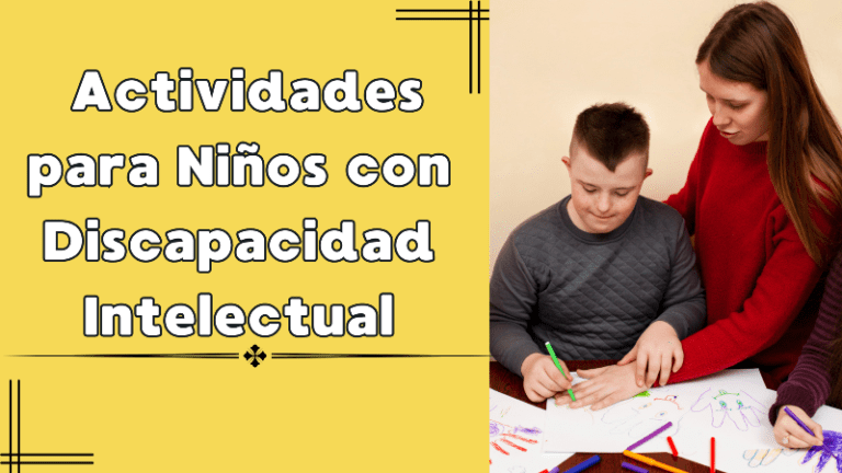 Actividades para Niños con Discapacidad Intelectual 】