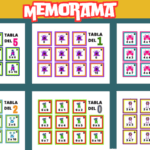 Memorama de Tablas de Multiplicar para Imprimir