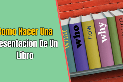 Como Hacer Una Presentacion De Un Libro