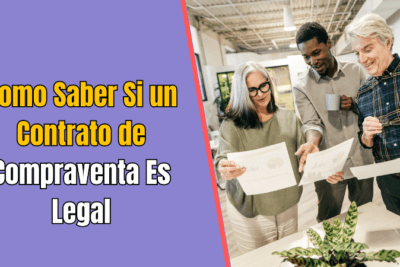Como Saber Si un Contrato de Compraventa Es Legal