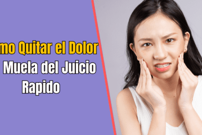Como Quitar el Dolor de Muela del Juicio Rapido